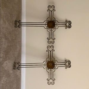 BRONZE CROSS WALL DECOR